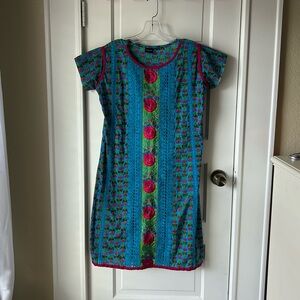 Prisha Tunic Short-Sleeve Dress